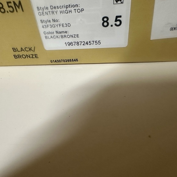 Michael Kors high top sneaker sz 8.5 - Picture 7 of 8